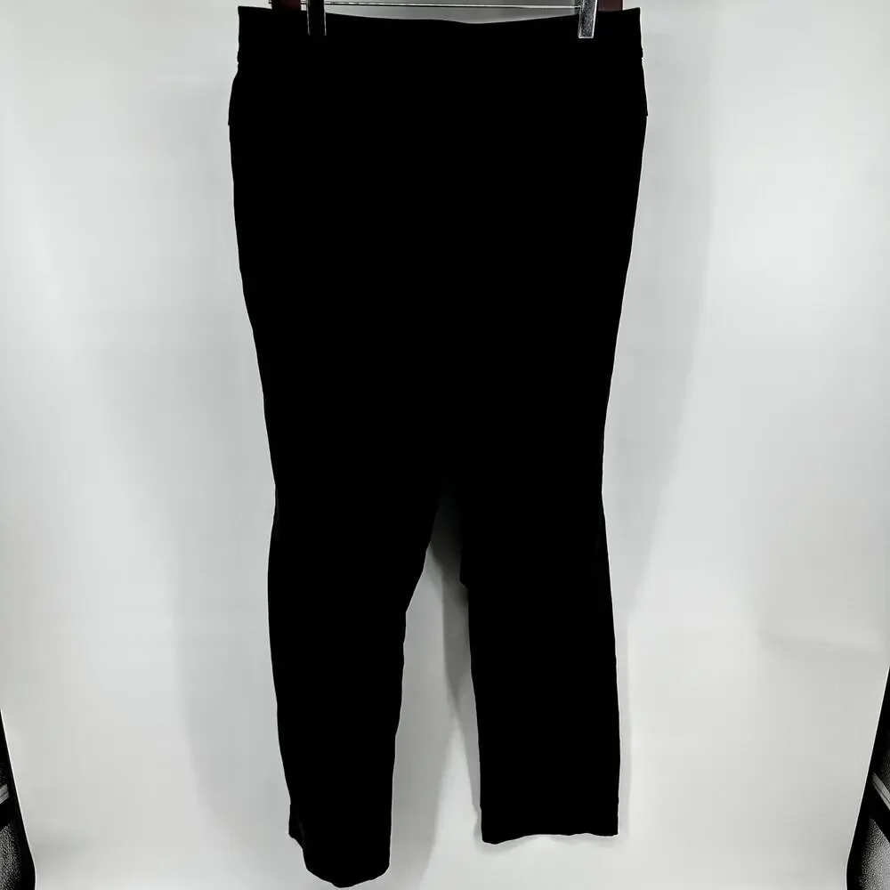 Lululemon Discipline Pants Straight Leg Mid Rise Stretch Drawstring Black Large